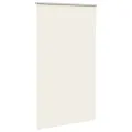 Store enrouleur occultant blanc cassé 120x210 cm largeur tissu