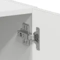 Meuble de machine à laver blanc bois d'ingénierie