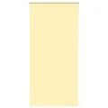 Store enrouleur occultant jaune largeur du tissu 110,7 cm