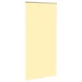 Store enrouleur occultant jaune largeur du tissu 110,7 cm
