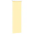 Store enrouleur occultant jaune largeur du tissu 50,7 cm