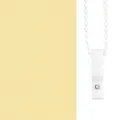 Store enrouleur occultant jaune largeur du tissu 50,7 cm