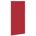 Store enrouleur occultant rouge largeur du tissu 75,7 cm