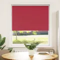Store enrouleur occultant rouge largeur du tissu 85,7 cm