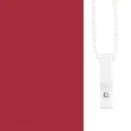Store enrouleur occultant rouge largeur du tissu 85,7 cm