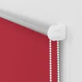 Store enrouleur occultant rouge largeur du tissu 85,7 cm