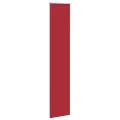 Store enrouleur occultant rouge largeur du tissu 50,7 cm