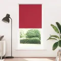 Store enrouleur occultant rouge largeur du tissu 85,7 cm