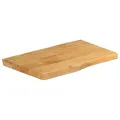 Dessus de table 50x40x2,5 cm bord vivant bois massif manguier