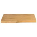 Dessus de table 50x40x2,5 cm bord vivant bois massif manguier