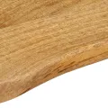 Dessus de table 50x40x2,5 cm bord vivant bois massif manguier