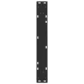 Pieds de table à manger forme de V 2 pcs noir 60x(72-73,3) cm