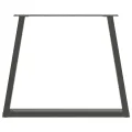 Pieds de table à manger forme de V 3 pcs 80x(72-73,3) cm acier