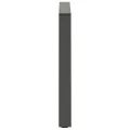 Pieds de table à manger forme de V 3 pcs 80x(72-73,3) cm acier