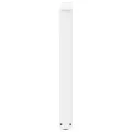 Pieds de table à manger forme de V 2 pcs blanc 80x(72-73,3) cm