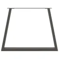 Pieds de table à manger forme de V 2 pcs 90x(72-73,3) cm acier