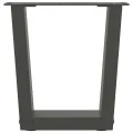 Pieds de table à manger forme V 2 pcs anthracite 30x(30-31,3)cm