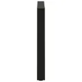 Pieds de table à manger forme de V 3 pcs noir 70x(72-73,3) cm