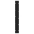 Pieds de table à manger forme de V 3 pcs noir 70x(72-73,3) cm