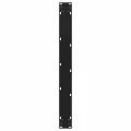 Pieds de table à manger forme de V 3 pcs noir 90x(72-73,3) cm