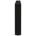 Pieds de table à manger forme V 2 pcs noir 70x(30-31,3)cm acier