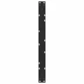 Pieds de table à manger forme V 2 pcs noir 70x(30-31,3)cm acier