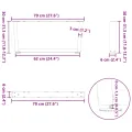 Pieds de table à manger forme V 2 pcs noir 70x(30-31,3)cm acier