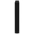 Pieds de table à manger forme V 2 pcs noir 50x(42-43,3)cm acier