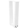 Pieds de table à manger forme de V 2 pcs blanc 28x(42-43,3) cm