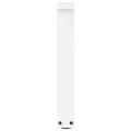 Pieds de table à manger forme de V 2 pcs blanc 28x(42-43,3) cm