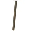 Pieds de table basse acier naturel 4 pcs 72 cm acier