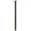 Pieds de table basse acier naturel 4 pcs 72 cm acier