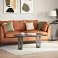 Pieds de table à manger en forme de V 2 pcs acier naturel acier