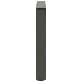 Pieds de table à manger en forme de V 2 pcs anthracite acier
