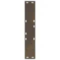 Pieds de table à manger forme V 2 pcs acier naturel acier