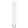 Pieds de table à manger forme V 2pcs blanc 40x(30-31,3)cm acier