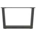 Pieds de table à manger forme V 2 pcs anthracite 60x(30-31,3)cm