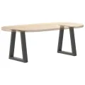 Pieds de table à manger en forme de V 2 pcs anthracite acier
