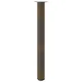 Pieds de table basse acier naturel 4 pcs 110-112 cm acier