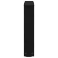 Pieds de table à manger forme V 2 pcs noir 30x(30-31,3)cm acier