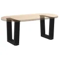 Pieds de table à manger forme V 2 pcs noir 30x(30-31,3)cm acier
