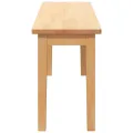 Banc 110 cm bois massif caoutchouc
