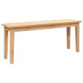 Banc 110 cm bois massif caoutchouc