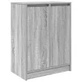 Armoire à chaussures sonoma gris 57x34x76 cm bois d'ingénierie