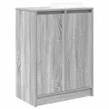 Armoire à chaussures sonoma gris 57x34x76 cm bois d'ingénierie