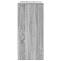 Armoire à chaussures sonoma gris 57x34x76 cm bois d'ingénierie