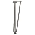 Pieds de table en forme d'épingle à cheveux 42 cm acier massif