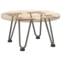Pieds de table en forme d'épingle à cheveux 20 cm acier massif