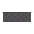 Coussin de banc de jardin anthracite 150x50x7 cm tissu oxford