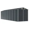 Abri de jardin anthracite 191x725x198 cm acier galvanisé